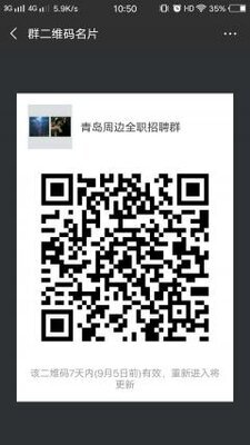 青岛及周边全职招聘群