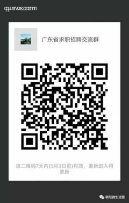 广东省求职招聘沟通群