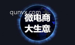 电子微商沟通群