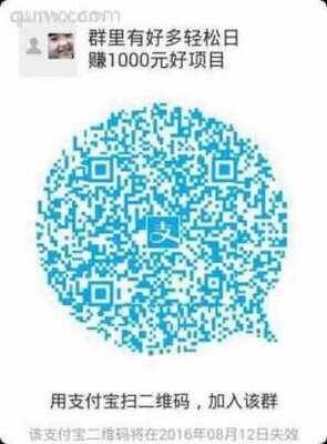 分享日赚轻松1000元以上好项目二维码