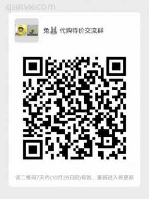 全球代购每日特价交流群化妆品衣服鞋子啥都有二维码