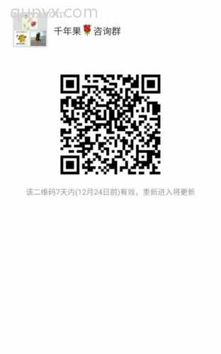 千年果咨询群二维码