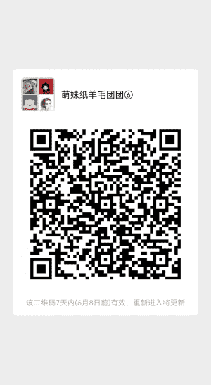 精致猪猪萌妹纸团二维码