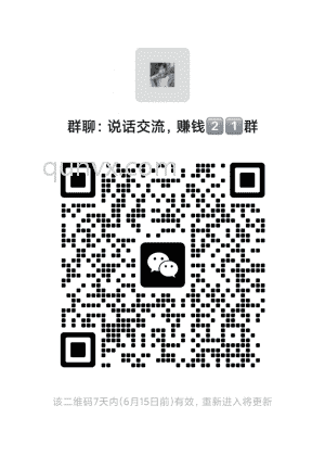 唠嗑赚钱群二维码