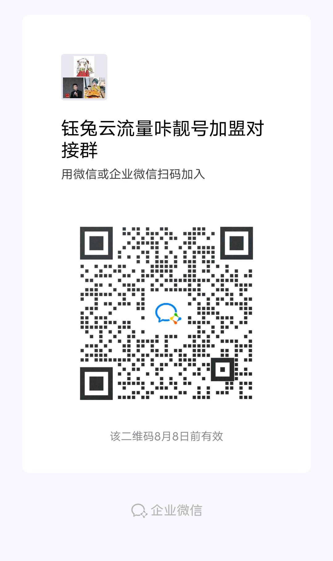流量靓号批发加盟二维码