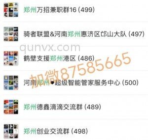 郑州群,郑州本地群,郑州微信群二维码