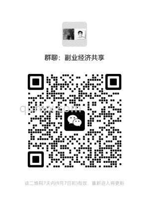 副业经济共享群二维码