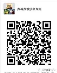 费县的老乡群二维码
