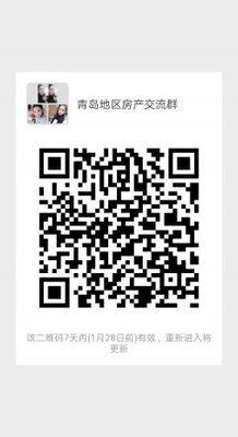 青岛地区房产沟通群二维码