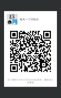 每天一个冷知识二维码