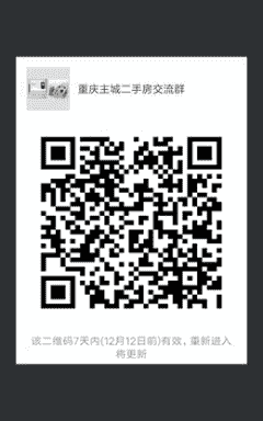 重庆主城二手房沟通群二维码