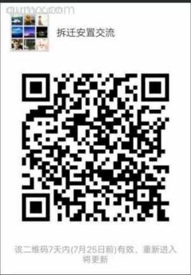 章丘拆迁安置沟通群二维码