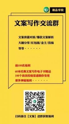 社交电商文案沟通群二维码