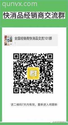 快消品类经销商沟通群二维码