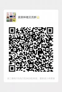蔬菜沟通群二维码