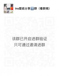 ins风格壁纸好友群二维码