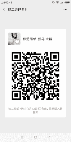 旅游尾单-新马 大群
