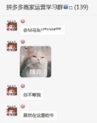 拼夕夕商家沟通群