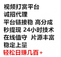 打赏平台诚招代理