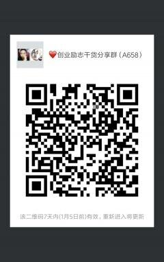 创业励志干货分享群二维码