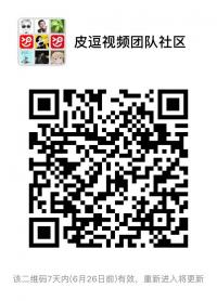 皮逗视频团队社区二维码