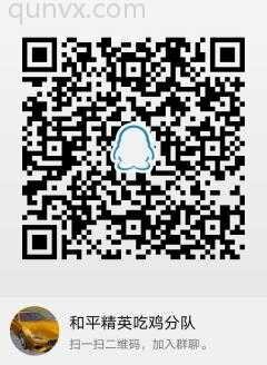 和平精英组队好友群二维码