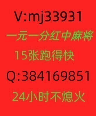 24小时正规一元一分红中麻将群哪里有