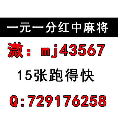 （独家秘笈）广东红中麻将24小时一元一分麻将
