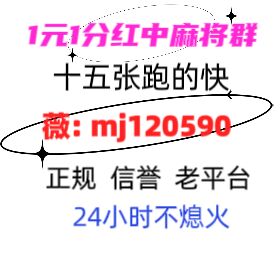 手机我有上下分一块一分红中麻将群