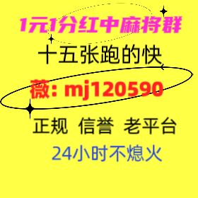 红中麻将一元一分群